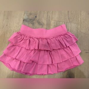 Katie J NYC Girls Pink Ruffle Skirt